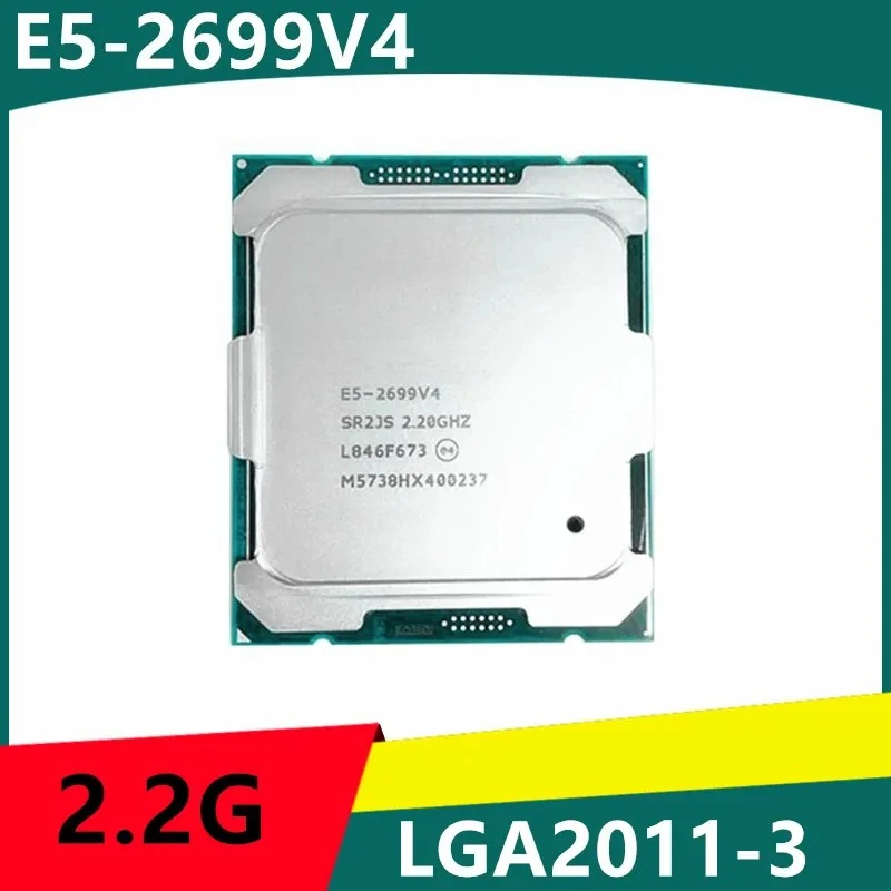 CPU E5-2699V4 2.20GHz 22s 55M  - E5 2699 V4 recension och pris