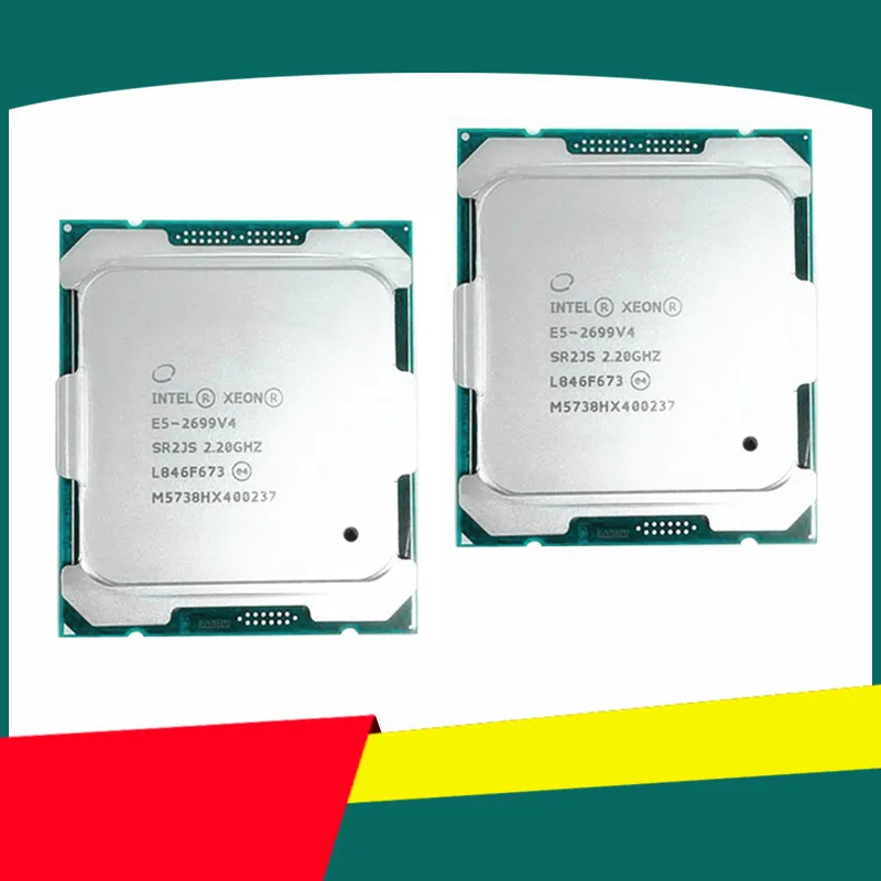 CPU E5-2699V4 2.20GHz 22s 55M  - E5 2699 V4 recension och pris